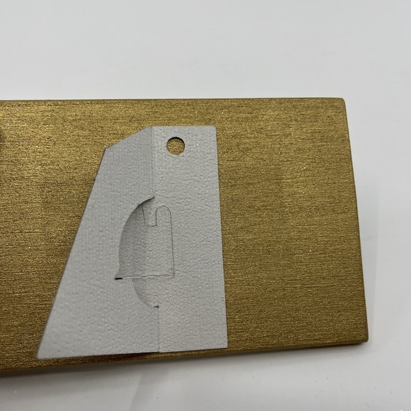 Christmas Postcard 1900s Reprint Handcrafted Wooden Stand Decor Santa‎ Flying - Picture 5 of 8